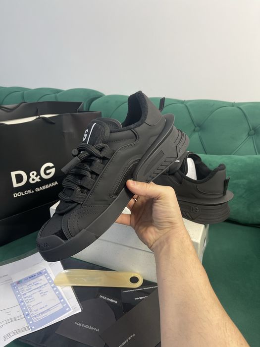 Adidasi Dolce Gabbana piele naturala Full Box colectie noua