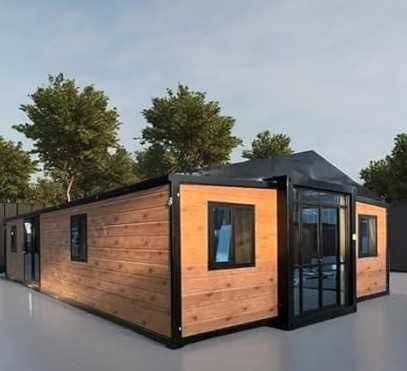 Слобяема Разтегателна Къща на ТОП Цена Директно от Завода с Веранда