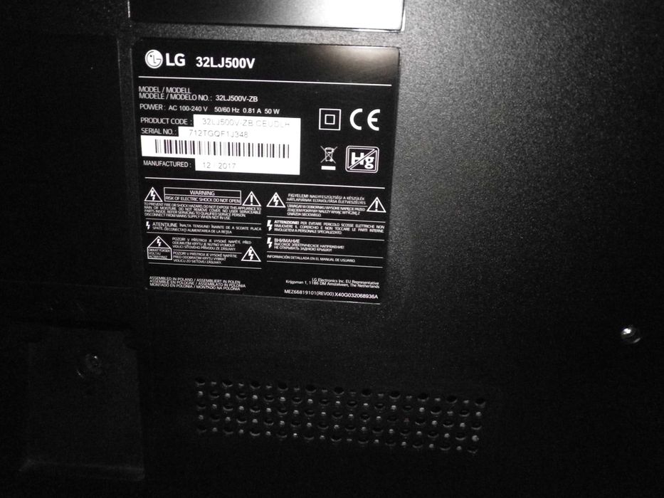 LED телевизор LG LED 32LJ500V