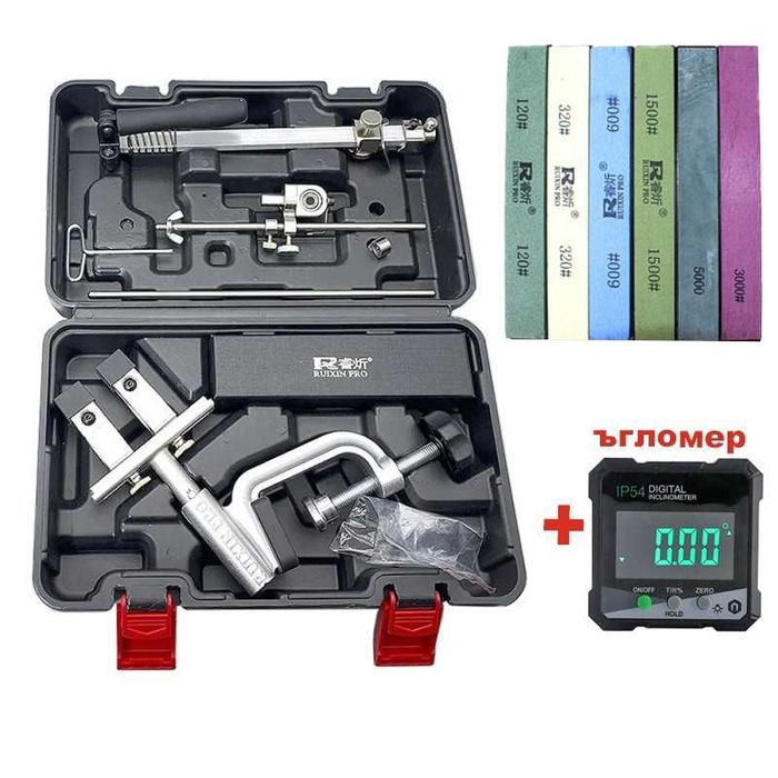 Професионално точило за ножове в кутия + дигитален ъгломер, 20204397