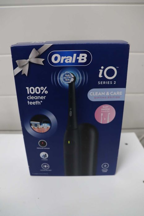 Електрическа четка за зъби Oral-B iO 2 Черна 3 режима на почистване Меко и тихо четкане
