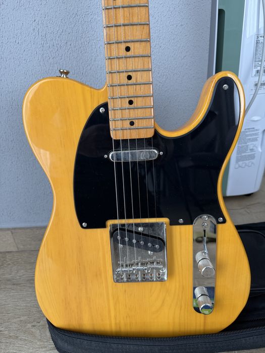 Chitara Squier Classic Vibe 50s + Marshall Mini Amp + Set Elixir Strings + Husa chitara Thomann +  Ernie Ball Strap