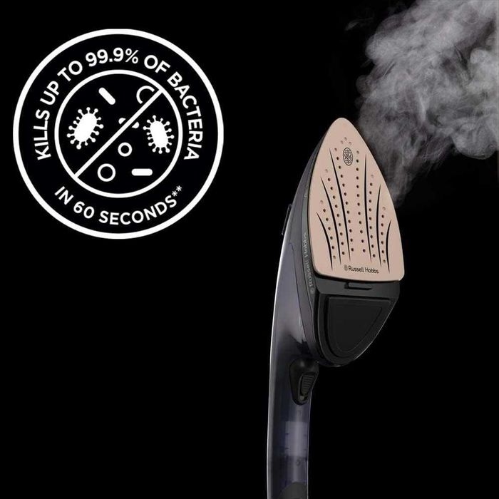 Russell Hobbs Парна ютия 2 в 1,Вертикално и хоризонтално гладене,1700W