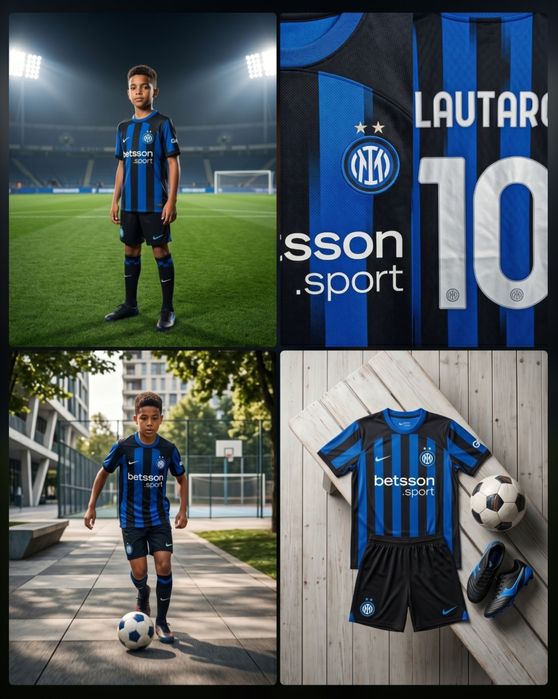 INTER детско юношески футболни екипи