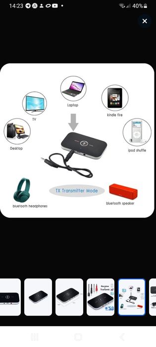 адаптер bluetooth 5.0 b6 беспроводной аудиоприемник и передатчик