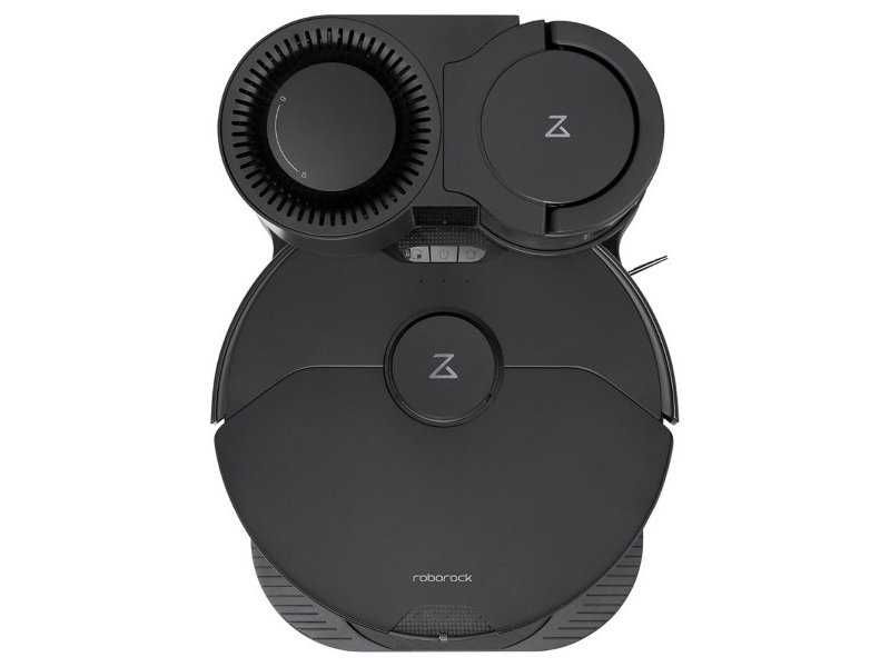 Робот Прахосмукачка с Моп Roborock S7 MaxV Plus, 5100 Pa, Черен