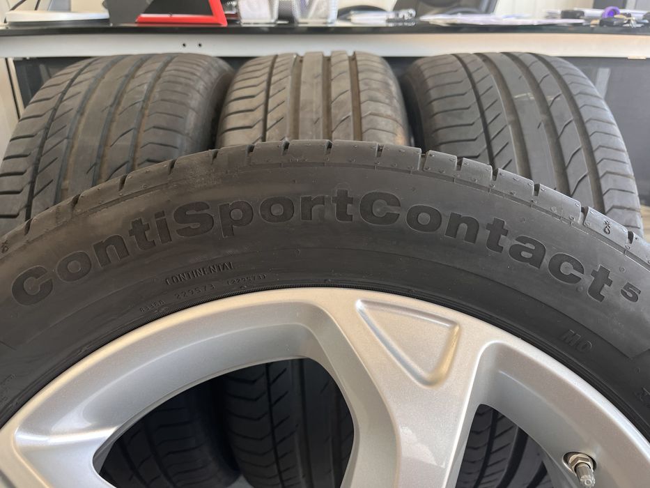 Оригинални джанти 18 цола 5х112 за Мерцедес с летни гуми 235/50/18