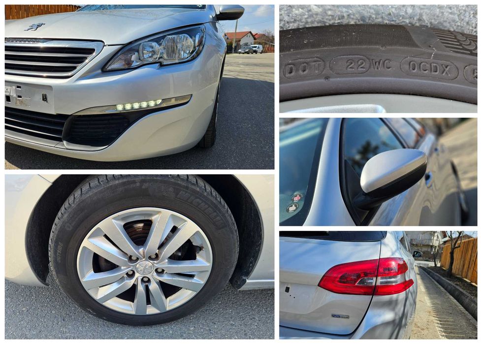 Peugeot 308 2016- Carte RAR - Nr Rosii - 110 CP - Posibilitate RATE