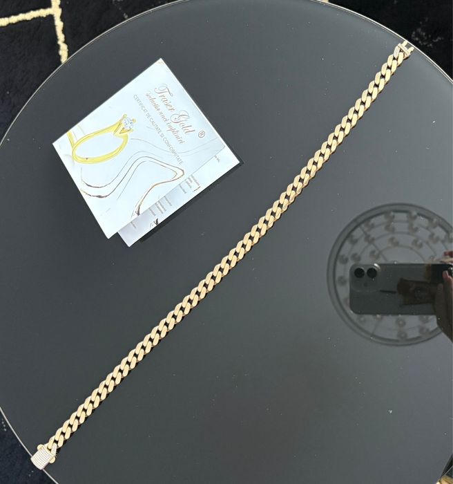 Vand lant aur 14 k Cuban  / 410 lei gram