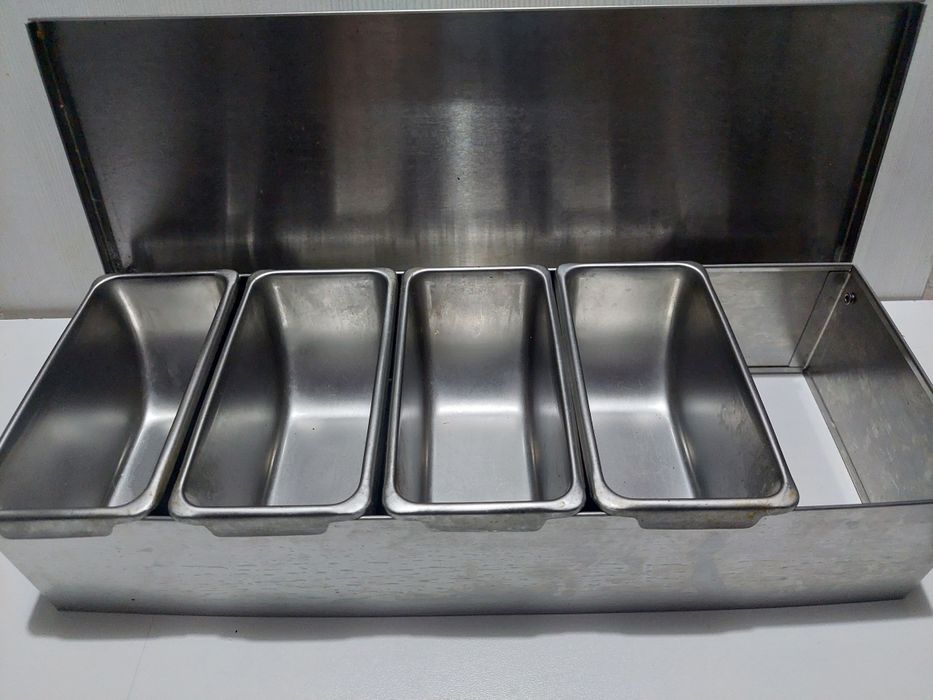 Металлический контейнер для бара, приправ