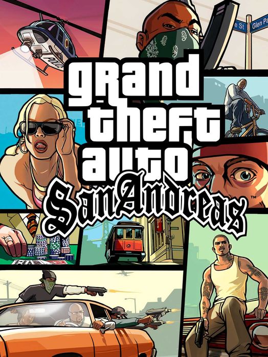 GTA 1, GTA 2, GTA 3, GTA Vice City si GTA San Andreas PC (plus 110 jocuri din copilarie bonus)