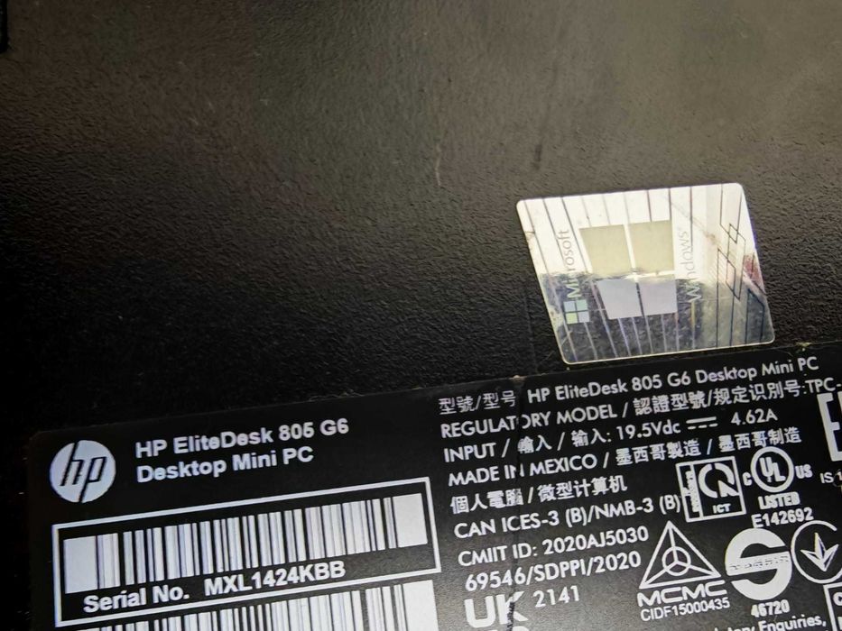 Mini PC Ryzen 32GB RAM, 2TB NVME SSD, HP Elitedesk