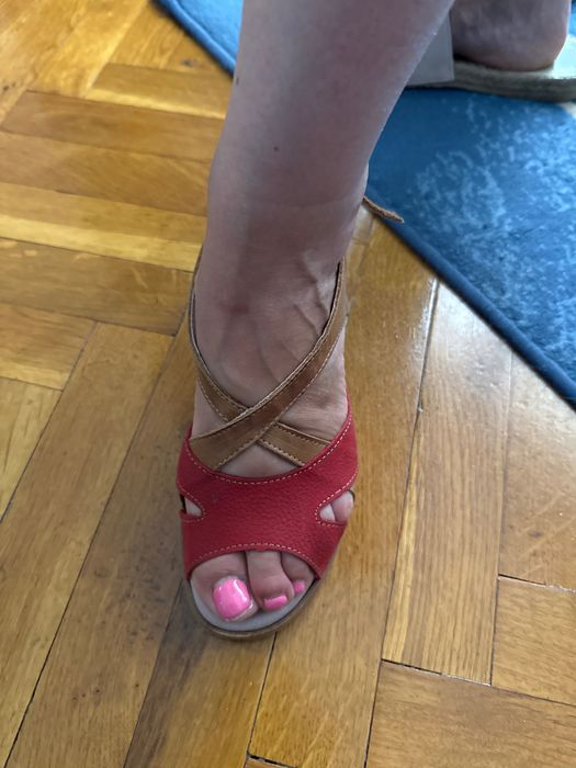 Обувки от естествена кожа и велур