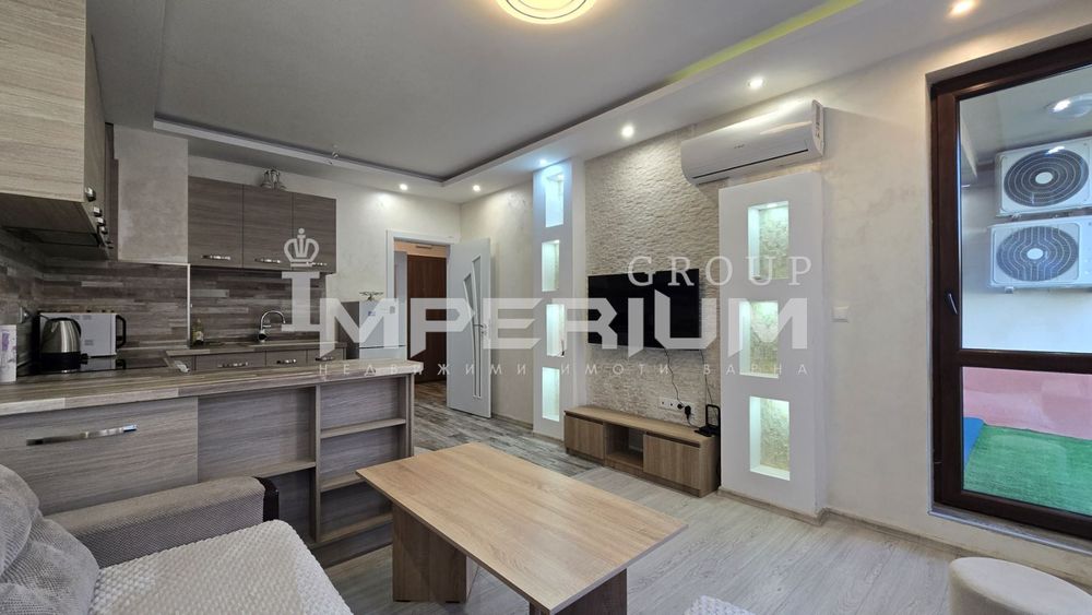 ЕКСКЛУЗИВНО! Двустаен обзаведен апартамент  под наем жк. Възраждане 3