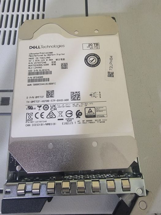 Hdd dell 20TB SAS