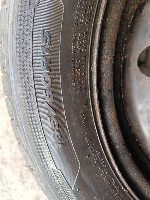 Летни гуми -2020г.-15цола-185/60-1бр.-50лв."HANKOOK"
