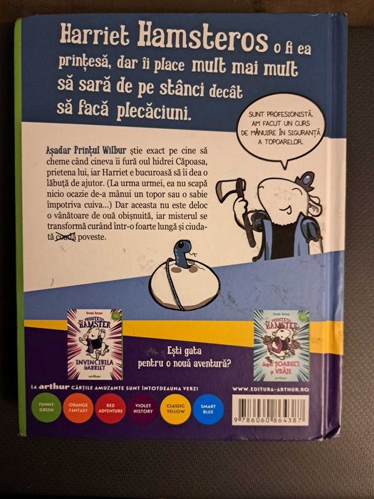 ''Printesa Hamster'', de Ursula Vernon, 2023, ed. Arthur