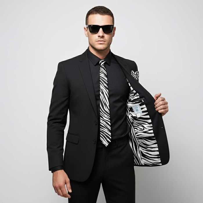 Versace x H&M - Оригинално мъжко сако размер 46 / S