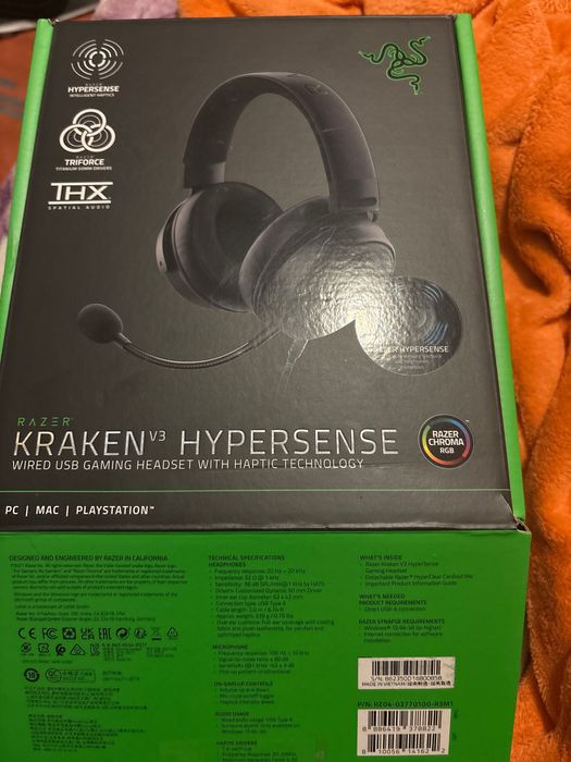 Razer gaming kraken v3 hypersense