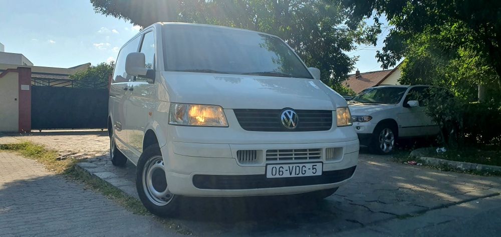 Volkswagen Transporter T5 1.9 tdi, 102 ,clima, 6 locuri , dublacabina, mixt