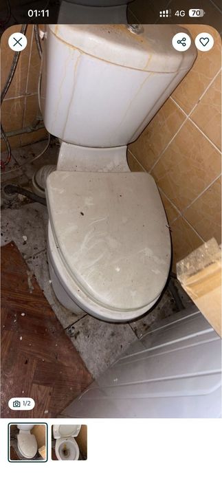 Унитаз в Косшы старый