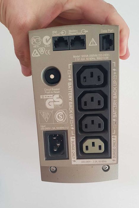 UPS APC 500VA - Back-UPS CS 500 - fara baterie