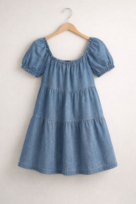 Джинсовое платье