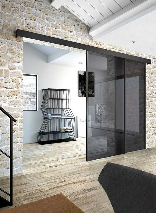 Стеклянные двери и перегородки в стиле Loft