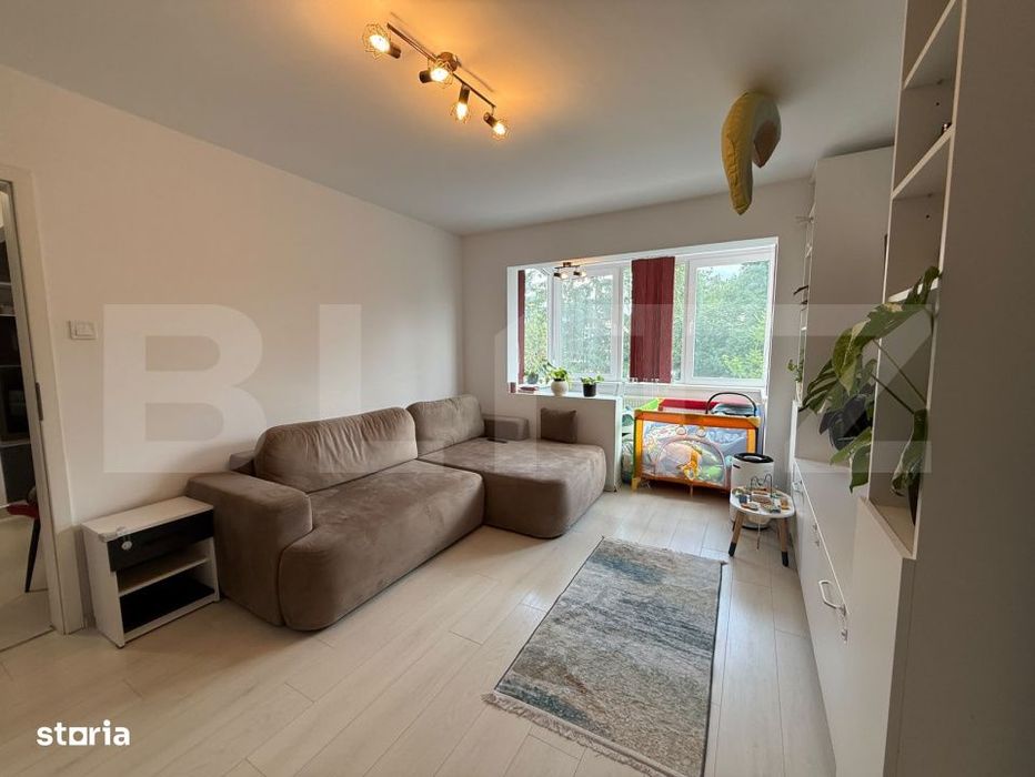 Apartament modern cu 2 camere, renovat complet, loc de parcare, zona e