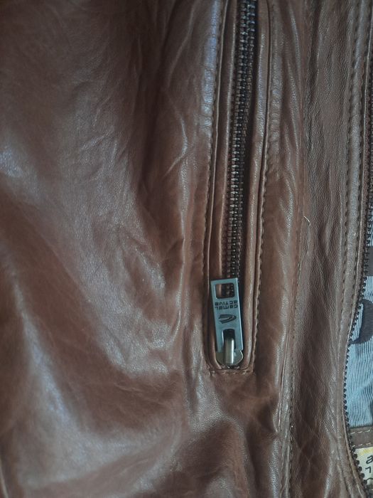 CAMEL ACTIVE мъжко кожено яке L размер.