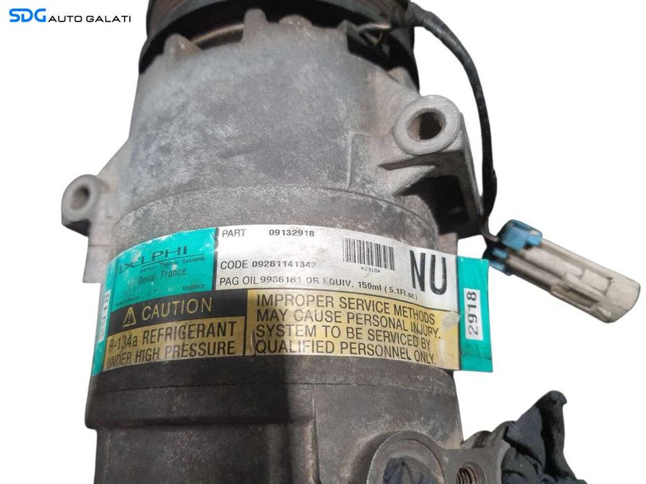 Compresor AC Aer Conditionat Clima Opel Astra G 1.2 1.6 1.8 2.0 Benzina 1998 - 2005 Cod 09132918 [N2442]