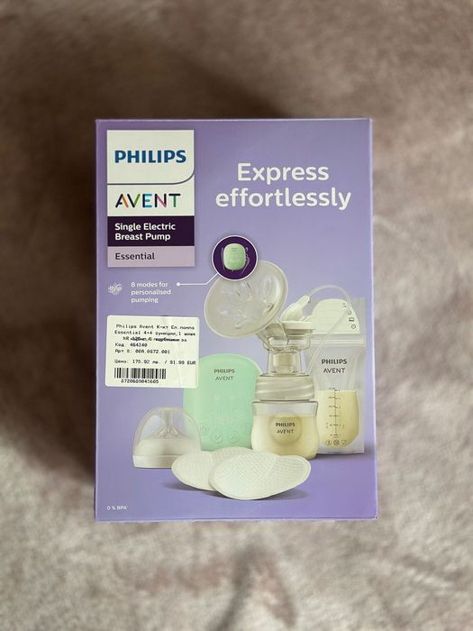 Помпа за кърма Philips Avent Essential 4+4 функции
