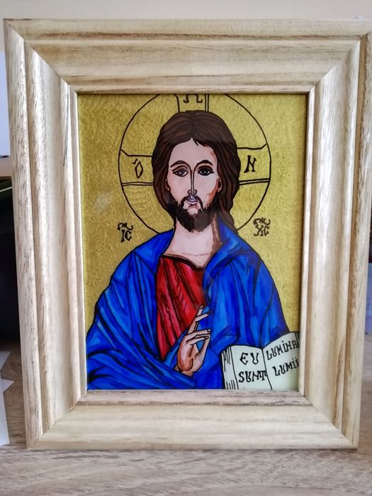 Vând icoane pe sticla