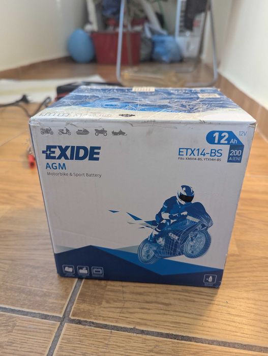Baterie Moto noua Exide AGM model ETX14-BS