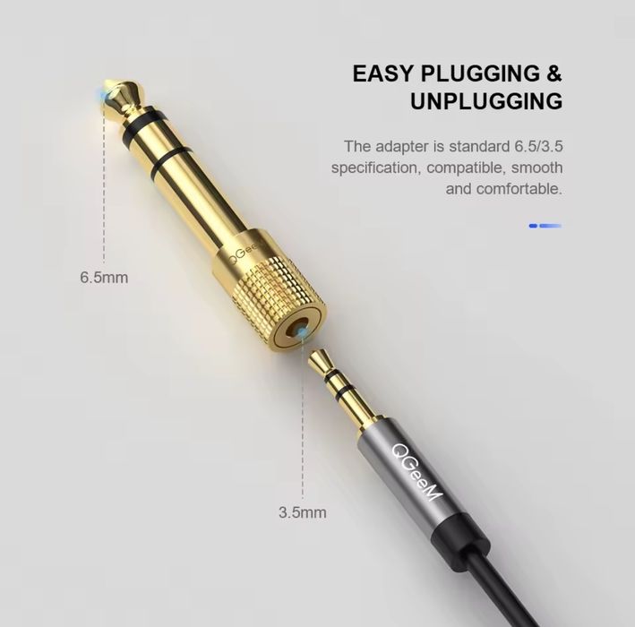 Jack audio 6.5 mm- 3.5mm mixer microfon statie etc