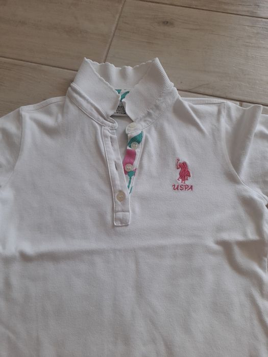 Тениска къс ръкав USPA за момиче