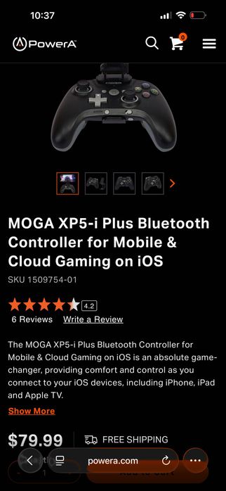 Безжичен контролер MOGA powerA XP5  Plus