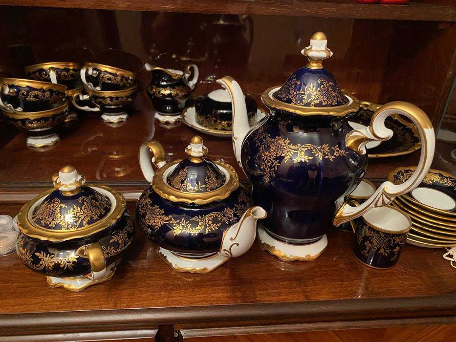 Сервиз чайный Кобальт производство ГДР