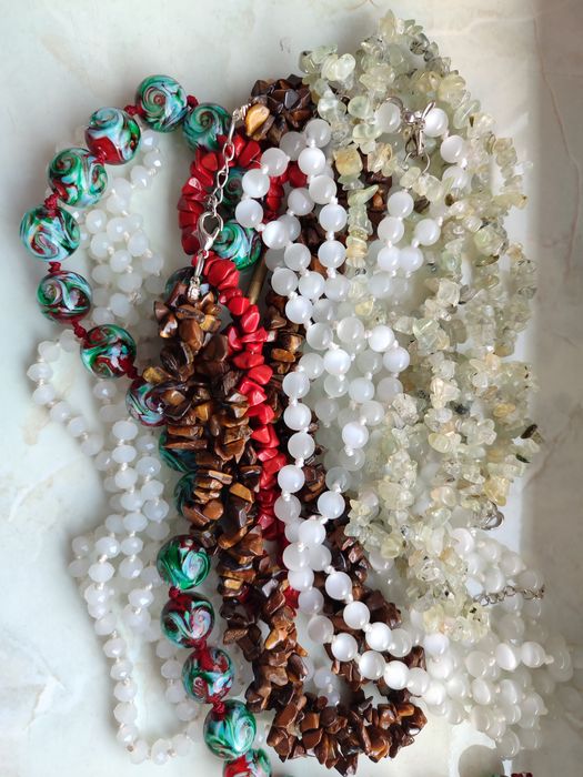 Бусины Vermigo из синего песчаного гравия 5-8-12 мм, Фиолетовый, 5-8