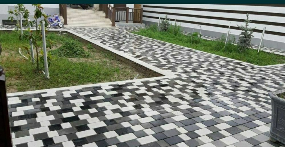 Брусчатка терамиз (Укладка брусчаток)