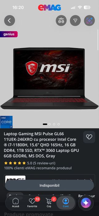 Laptop msi gaming