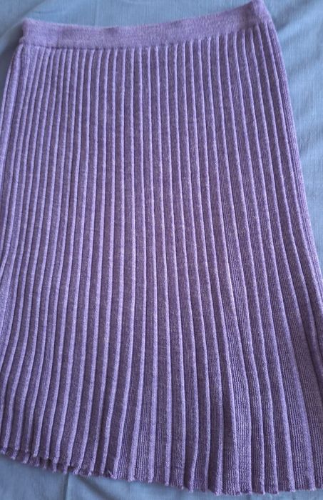 Fusta plisata din lana merinos