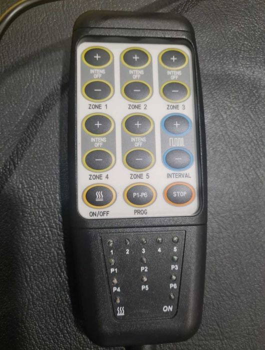 Saltea vibromasaj profesionala 10 motoare 5 zone incalzire perna husa