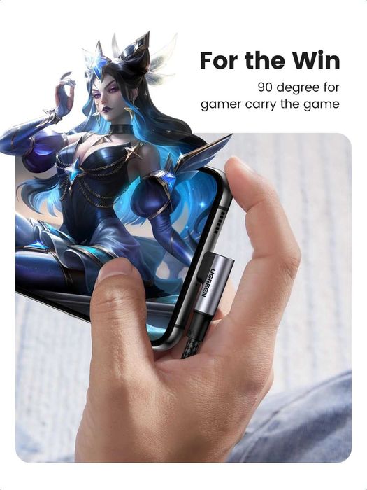 UGREEN Кабел Type-C - Type-C,1м,100W,PD Fast Charging 90 Degree,US334