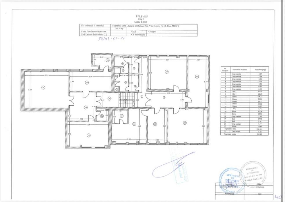 Spațiu comercial de închiriat – 745 mp – Ultracentral, Giurgiu – Ideal clinică medicală / birouri