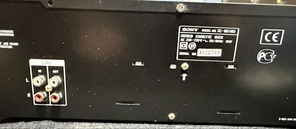 Dublu deck Sony TC-WE405 partial defect