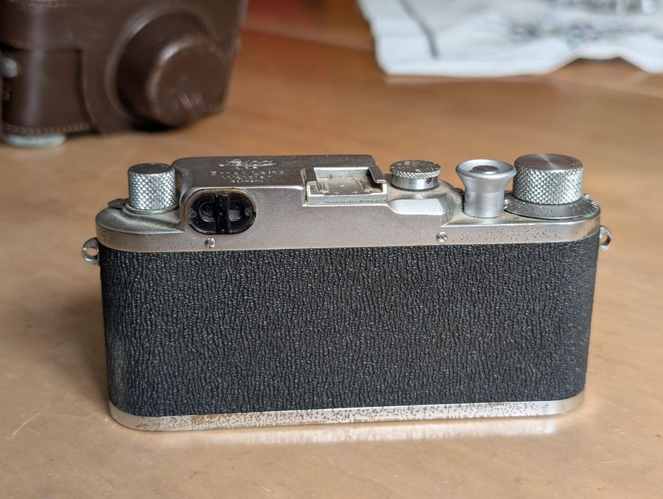 Camera foto Leitz Leica IIIF (anii '50) si husa originala