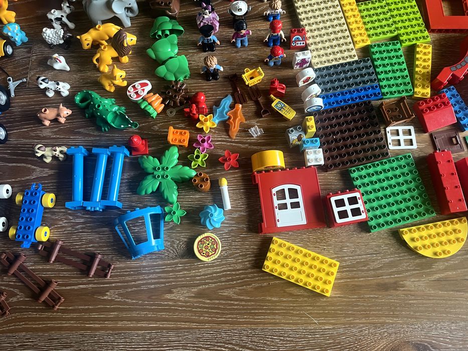 LEGO DUPLO – 2,5+ кг, Jurassic, ферма, пожарна, зоопарк, Мини Маус