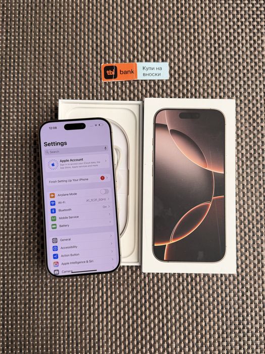 КАТО НОВ•iPhone 16 Pro DesertTitanium* 128GB! *ЛИЗИНГ TBI