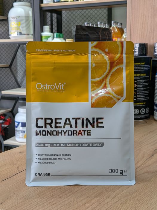 Креатин OstroVit Creatine Monohydrate 300g оригинал (4 вкуса)